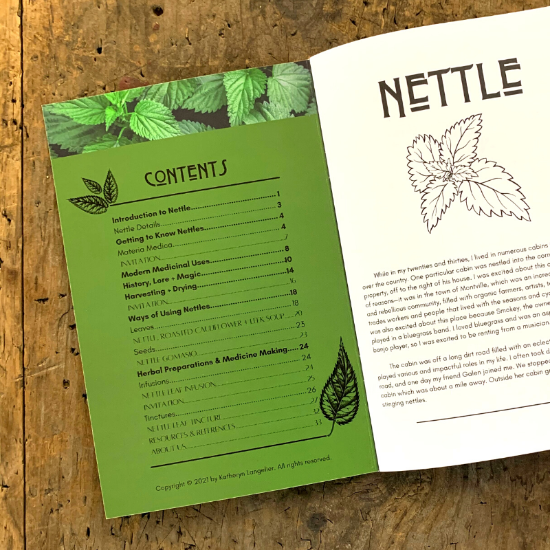Herbal Medicine Making Zines by Herbalist Kathi Langelier