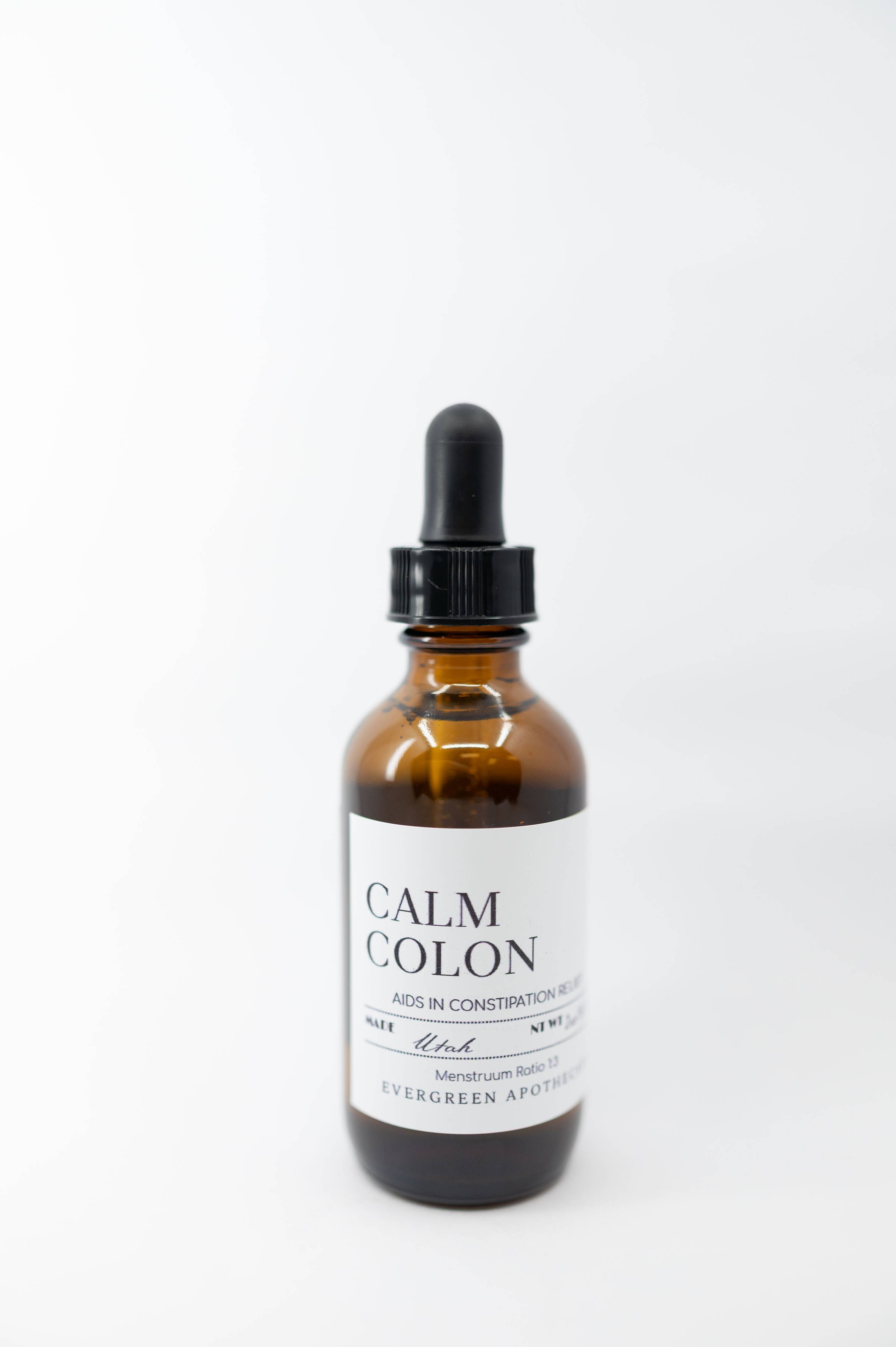 Calm Colon Tincture- Constipation Support by Evergreen Apothecary 2oz