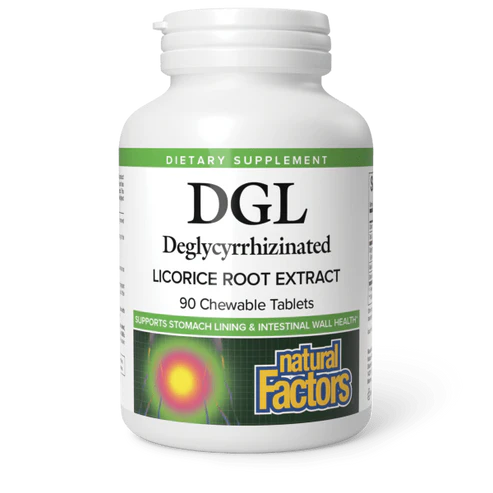 DGL Chewable (400 mg) by Natural Factor 90 tablets