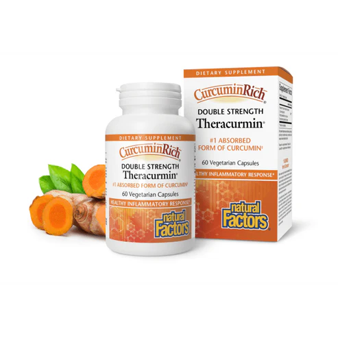 CurcuminRich® Double Strength Theracurmin® by Natural Factors 30 capsules