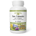 Saw Palmetto Extract (160mg) w/ Lycopene (2mg) by Natural Factors 60 softgels