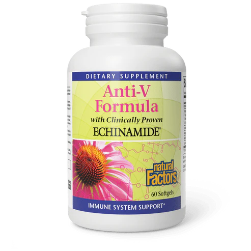 Anti-V Formula w/ Echinamide® by Natural Factors 60 softgels