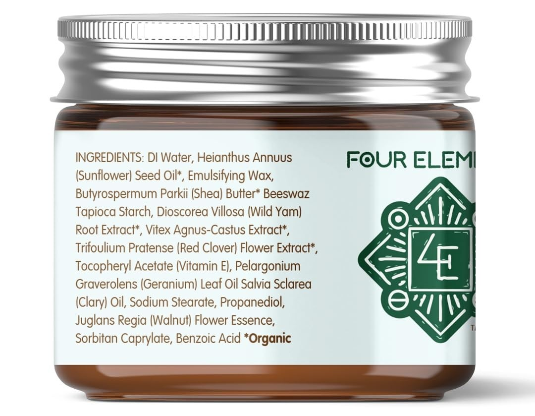 Wild Yam Peace & Harmony Cream by Four Elements Herbals 2 oz