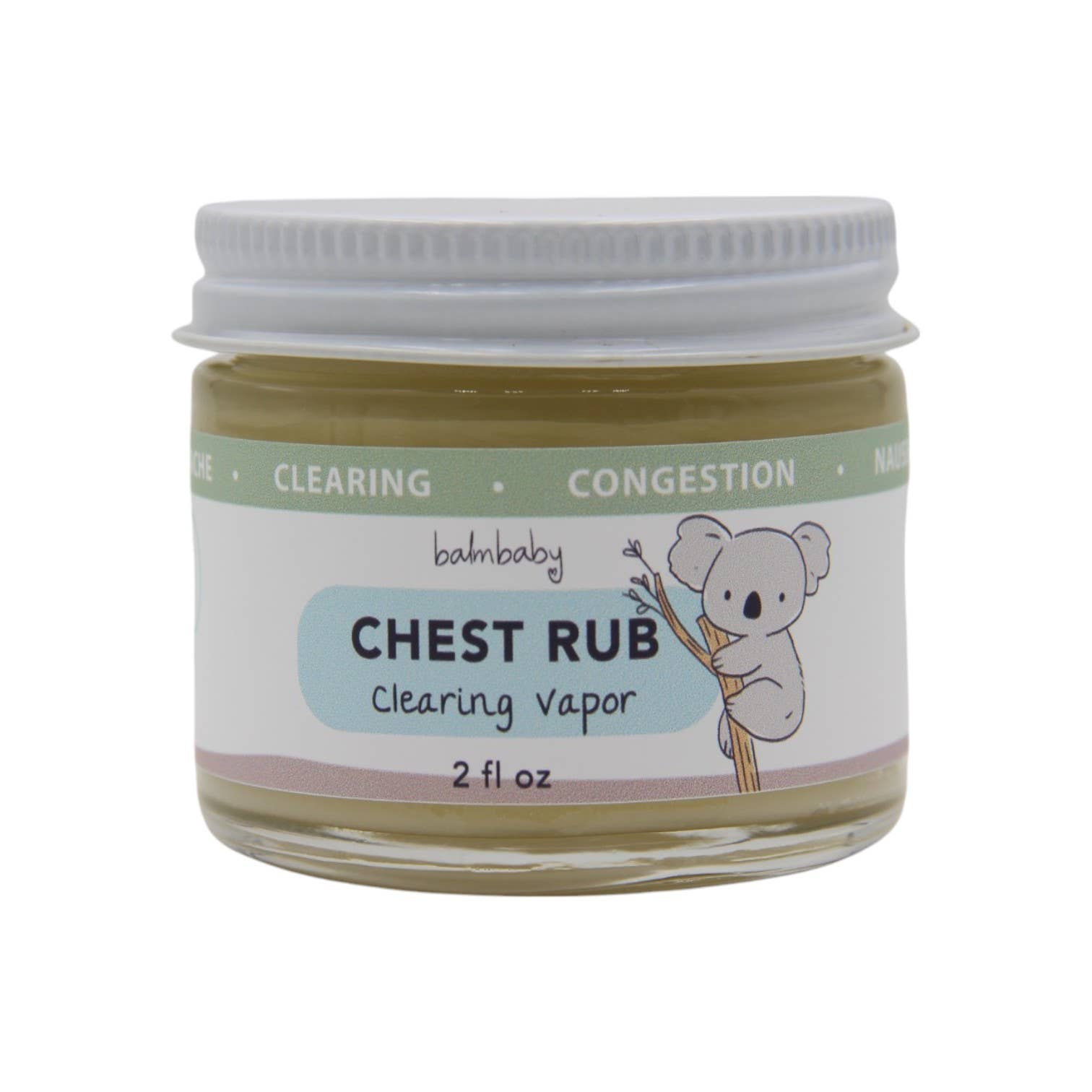 Baby Friendly Natural Chest Vapor Rub by Taylor's Naturals 2 oz