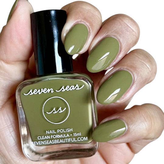 Non-Toxic Nail Polish (Seaweed) by Seven Seas