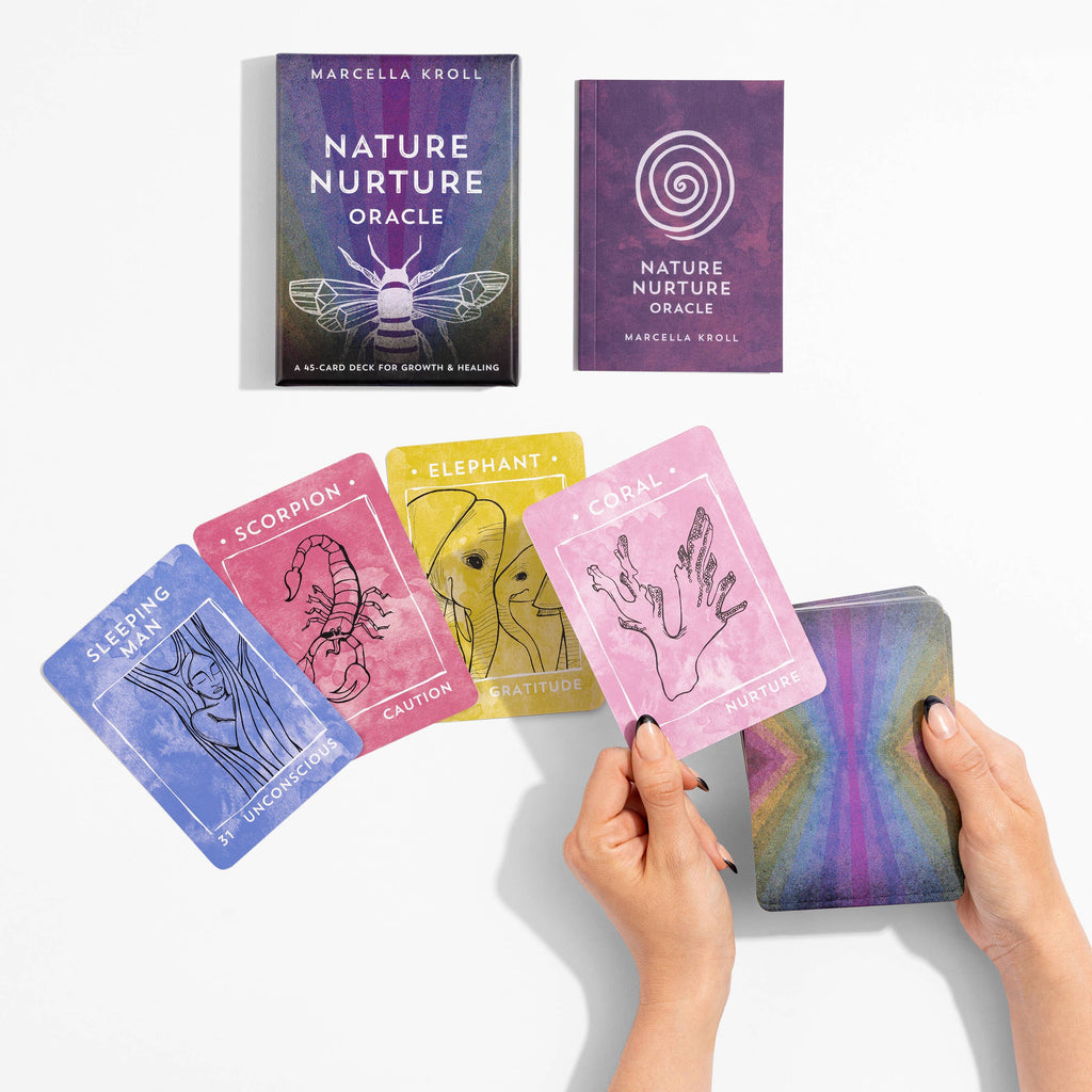 Nature Nurture Oracle: A 45-Card Deck for Growth & Healing by Marcella Kroll