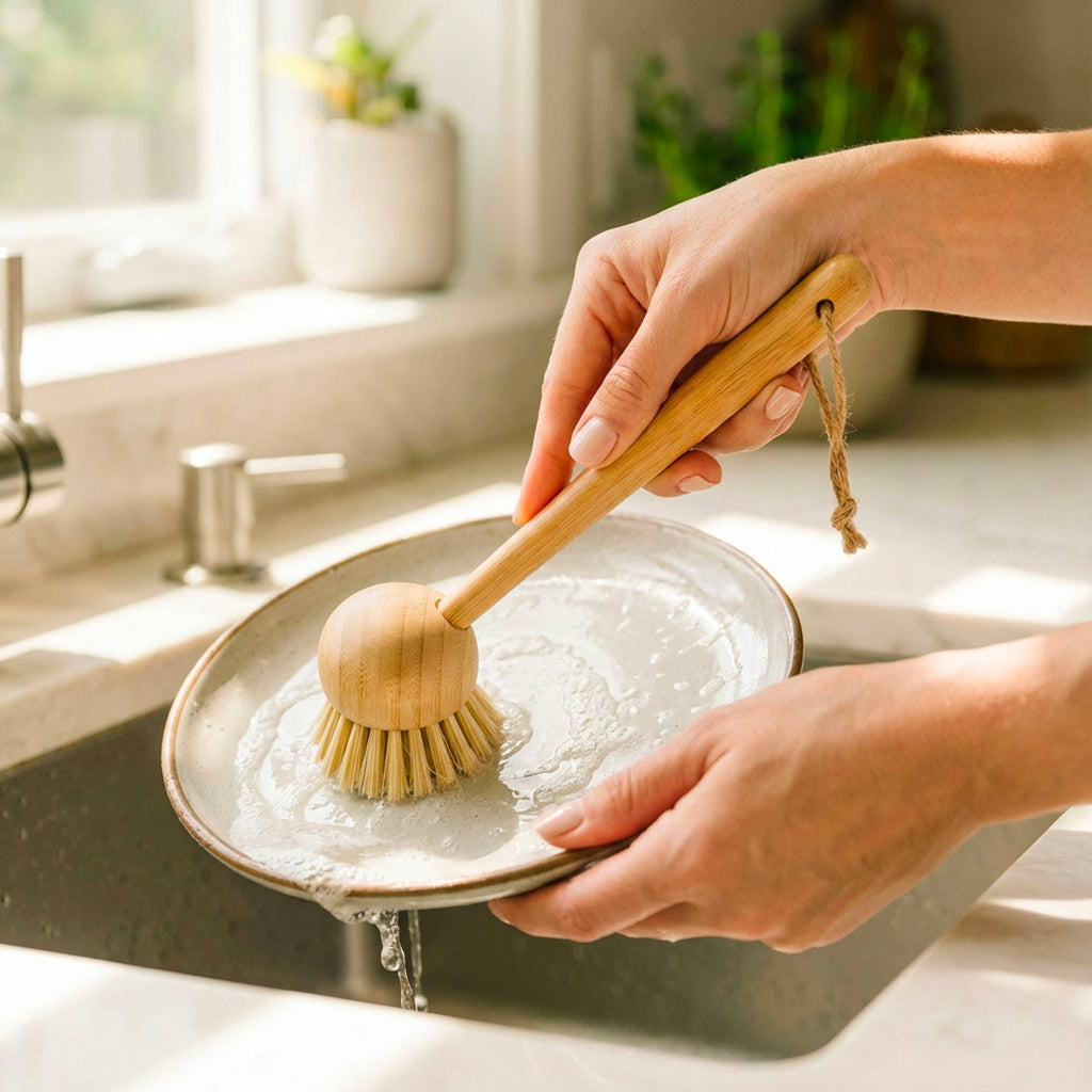 Bamboo Kitchen Dish Scrubber by Bamboo Switch