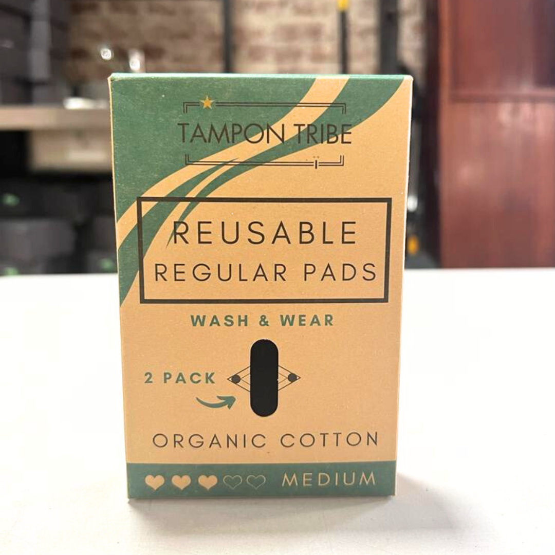 Organic Cotton Slim Reusable Pad by Tampon Tribe 2 Pack
