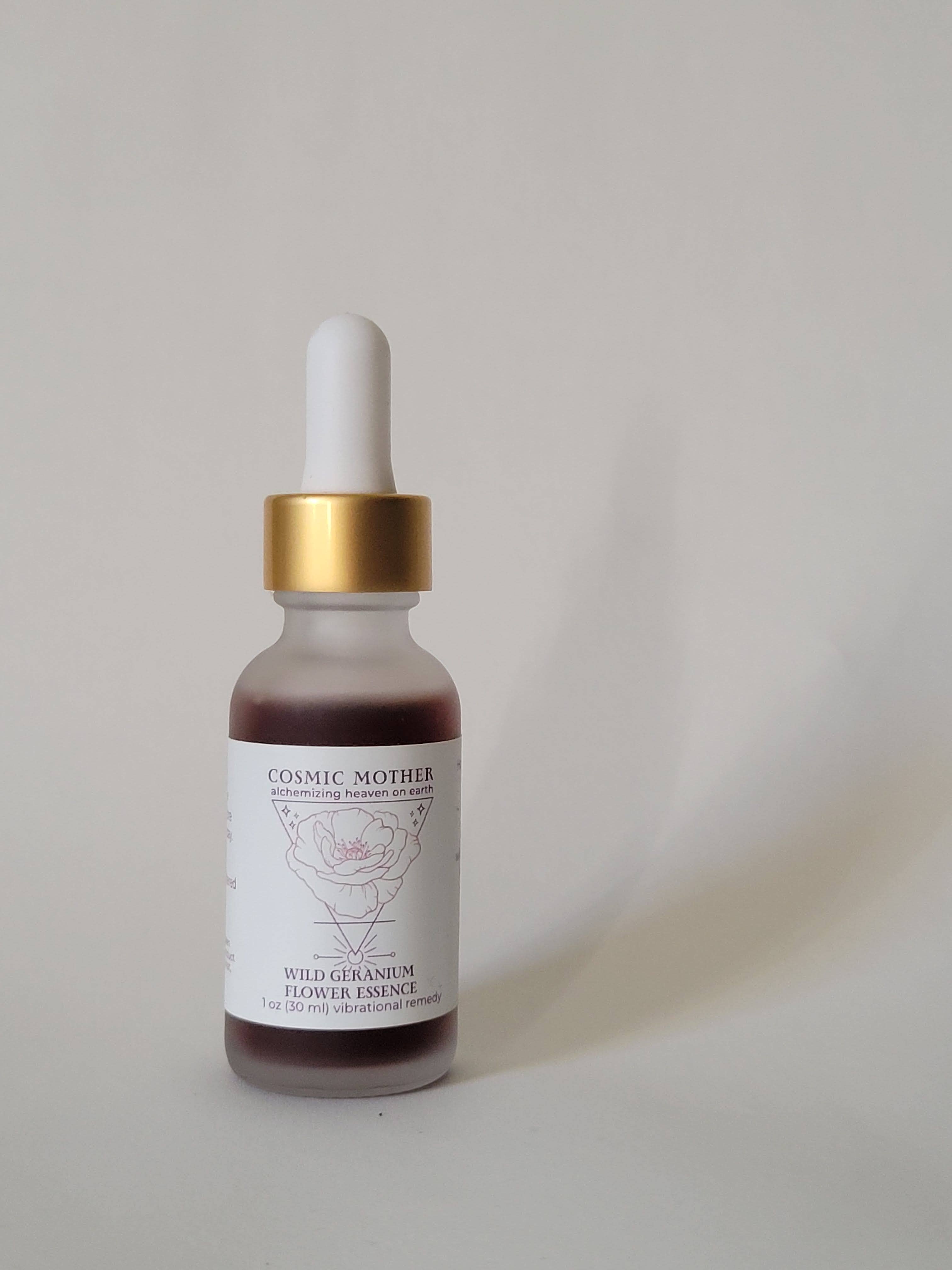 Wild Geranium Flower Essence by Cosmic Mother 1 fl oz