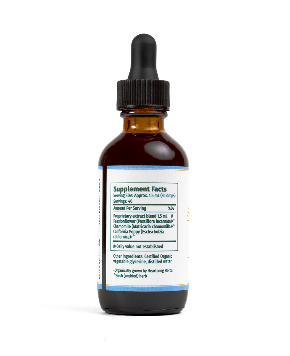Sleepy Kid Tincture by Heartsong Herbs 2fl oz