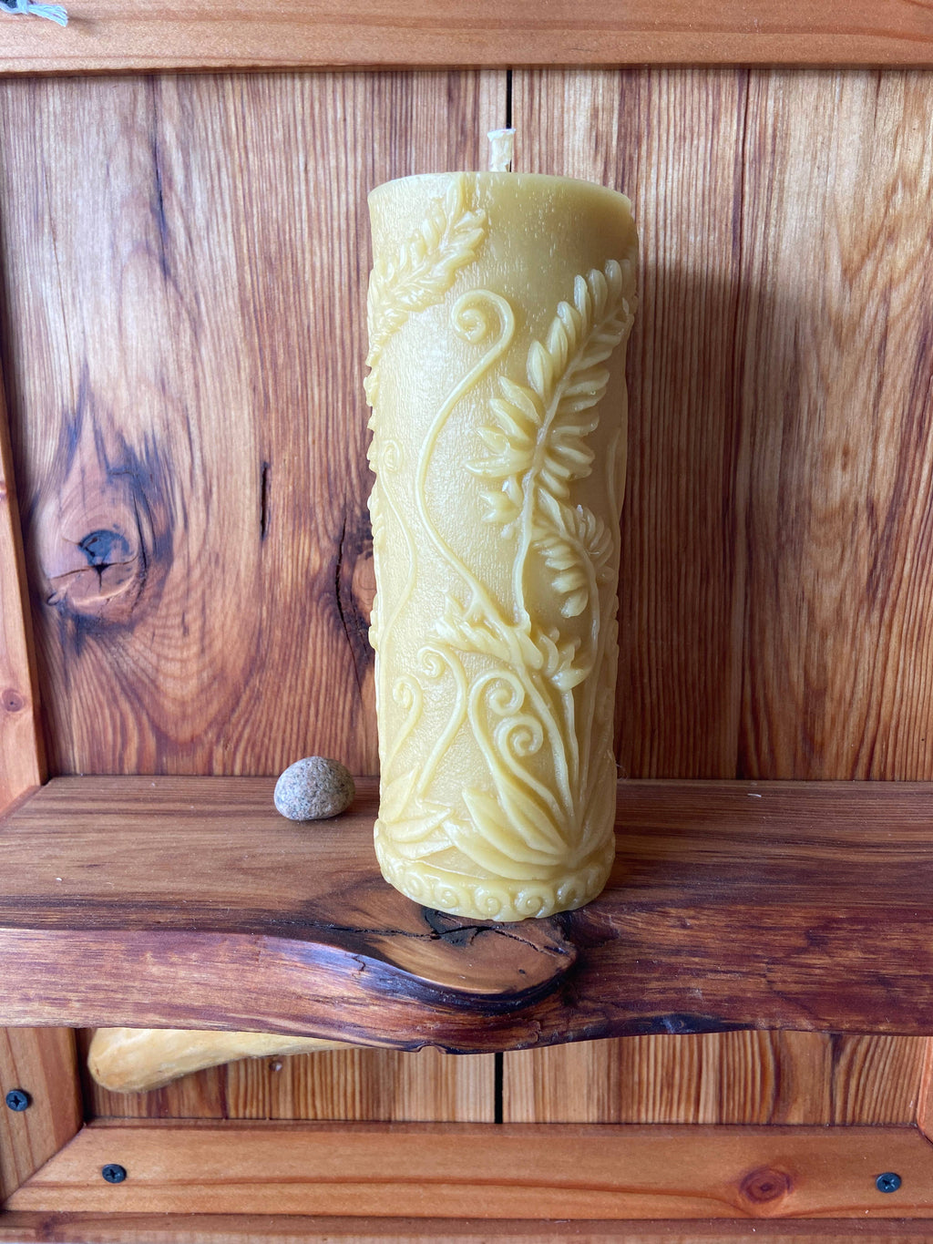 Fern Life Pillar by Live Light Beeswax