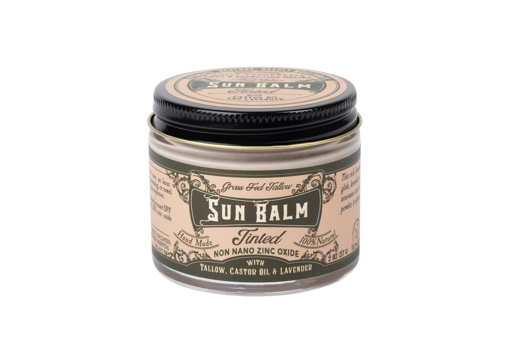 Sun Balm - Tinted Tallow Lavender Sunscreen "reef safe" by Roots & Leaves 2 oz