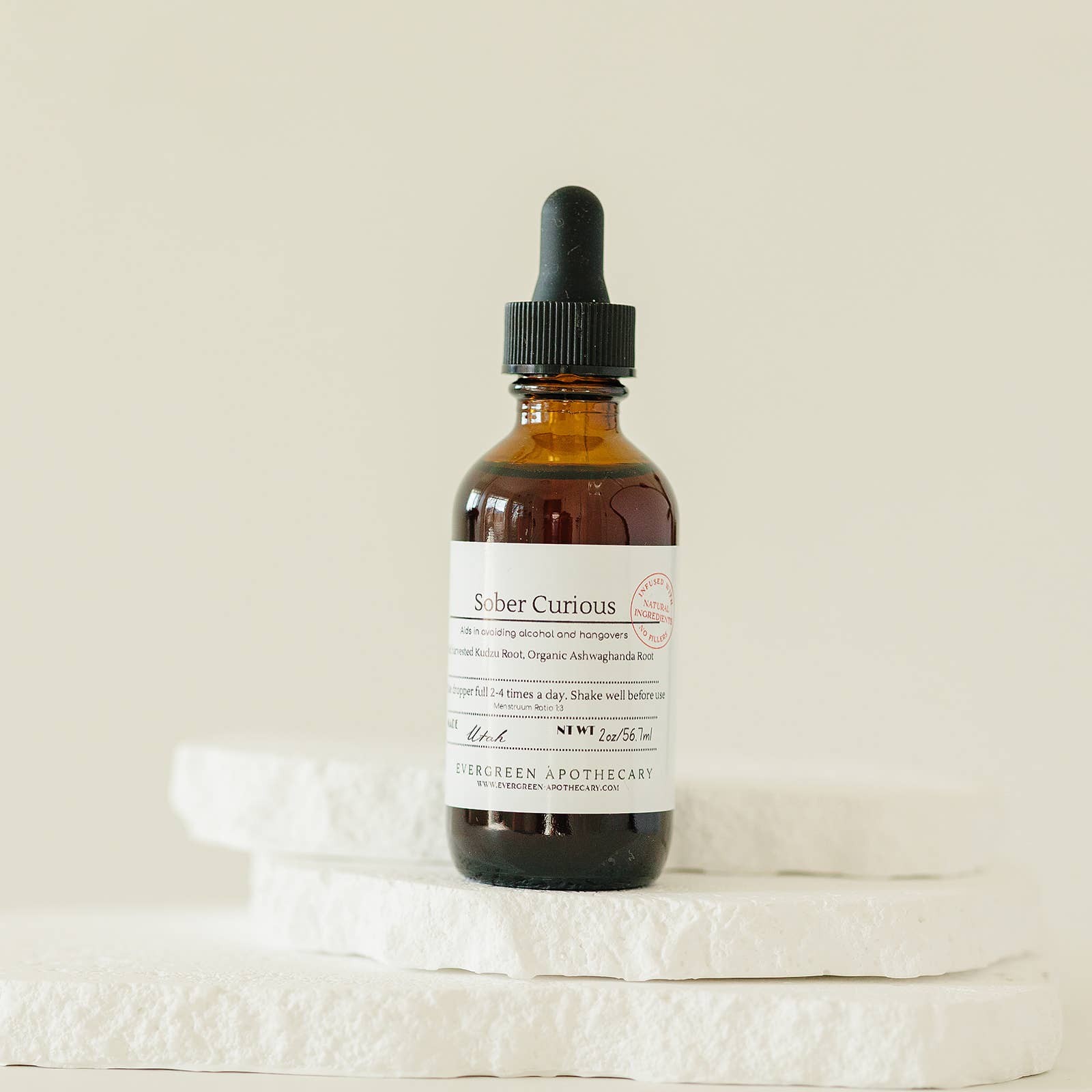 Sober Curious Tincture by Evergreen Apothecary 2 oz