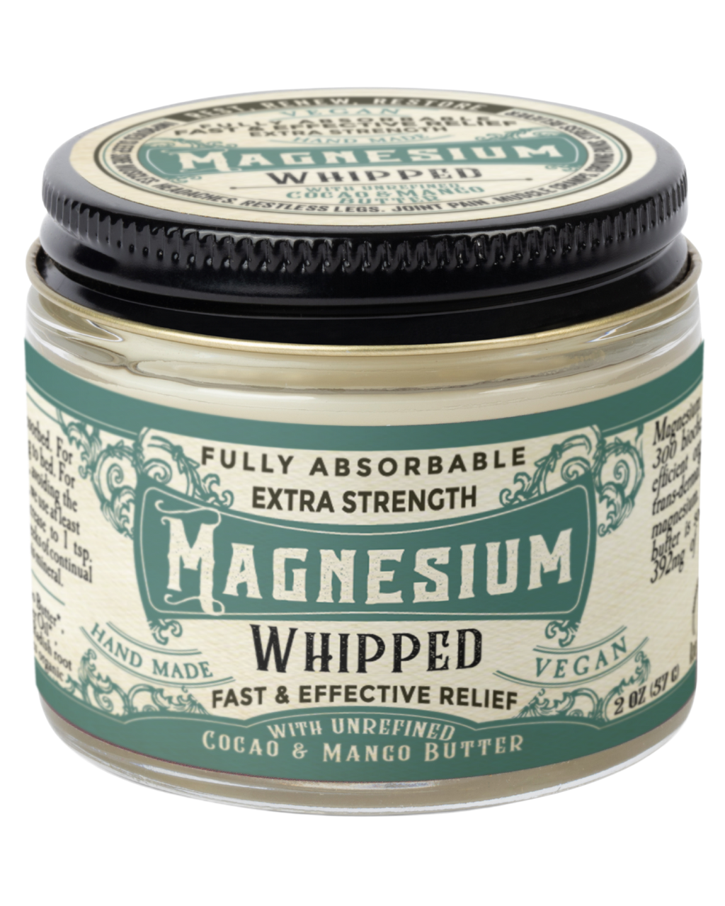 Magnesium Whipped By Roots and Leaves 2 oz