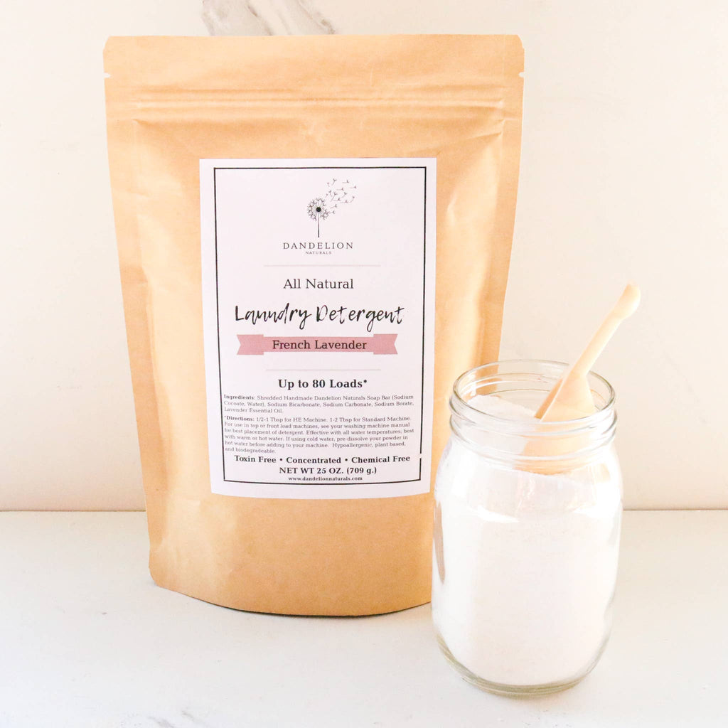 Lavender Laundry Soap | Laundry Detergent Powder by Dandelion Naturals 25oz
