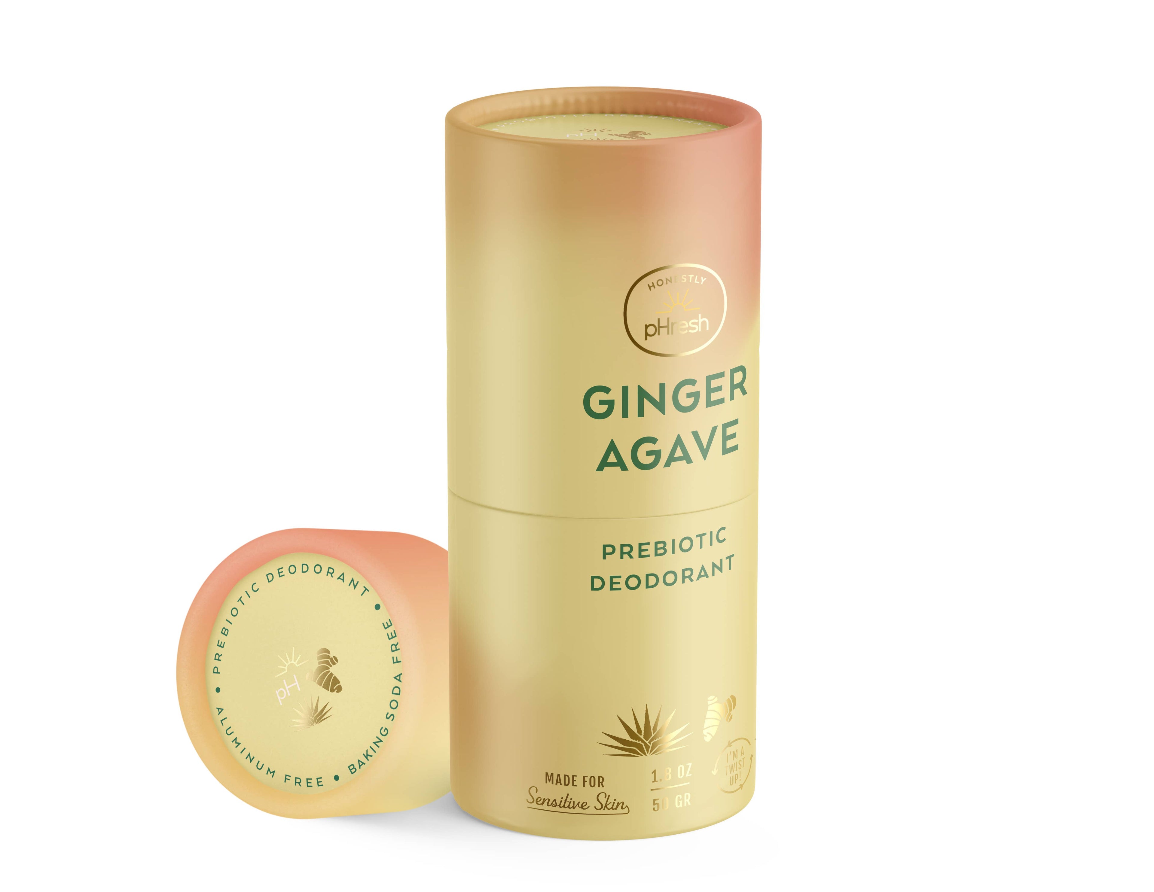 Ginger Agave Deodorant by Honestly pHresh 1.8 oz