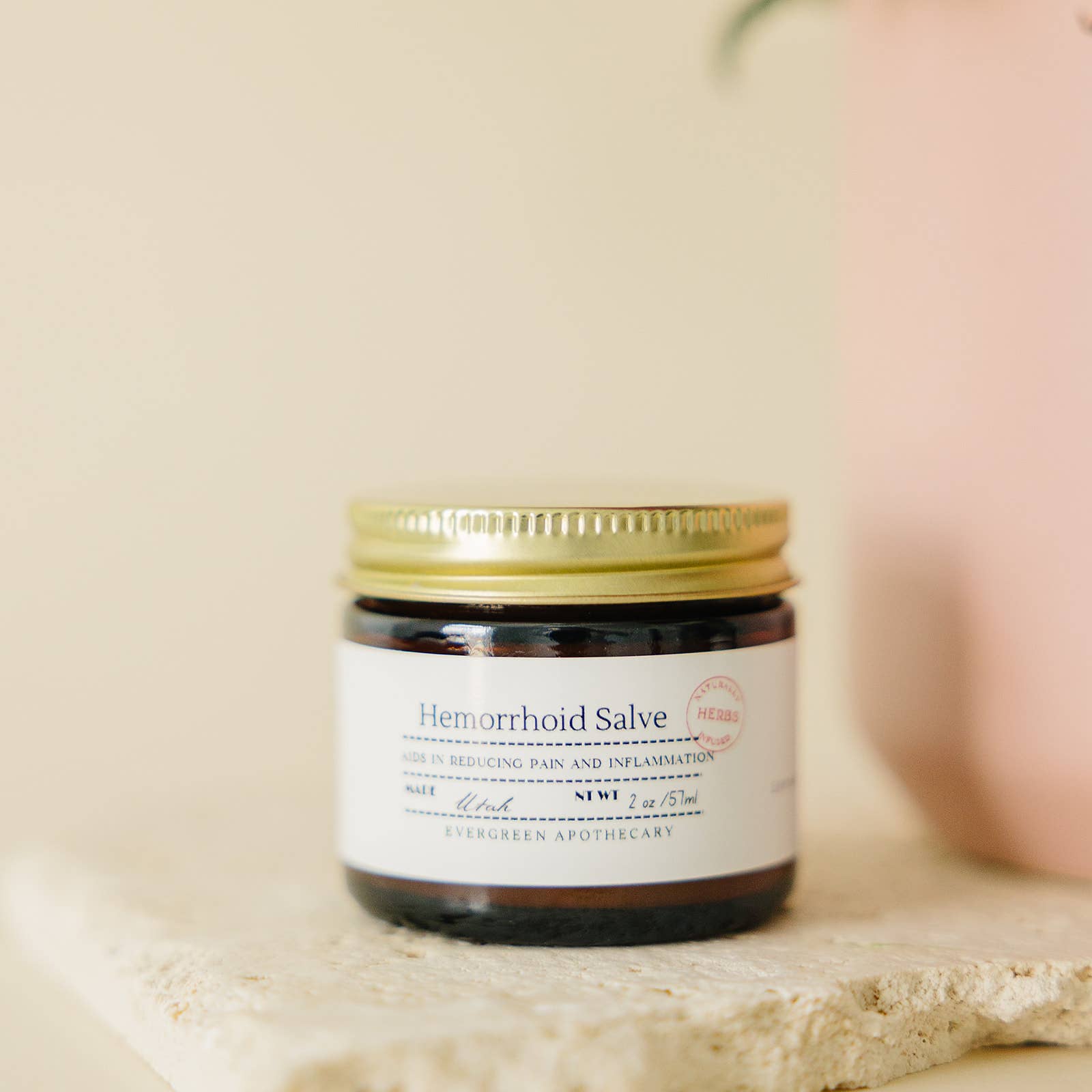 Hemorrhoid Salve by Everygreen Apothecary 2oz