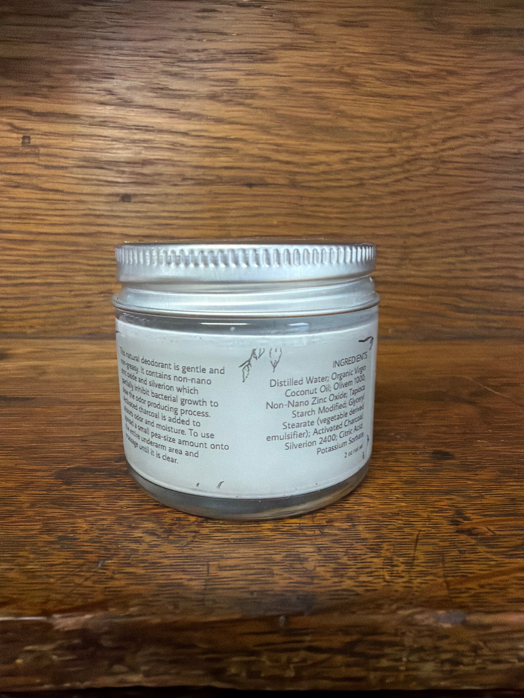 Cream Deodorant Fragrance Free by Bunny's Bath 2 oz