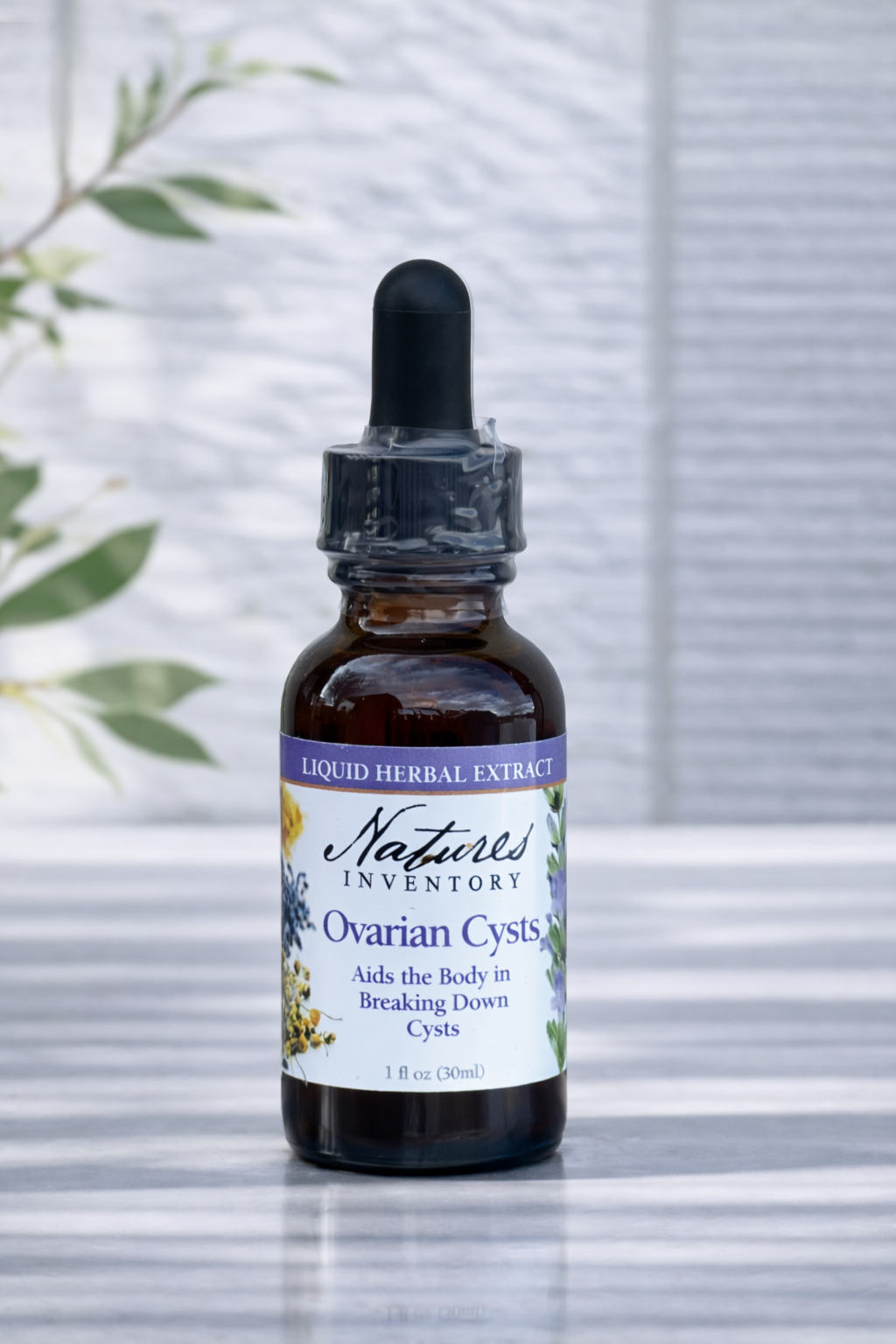 Ovarian Cysts Tincture By Nature’s Inventory 1 fl oz