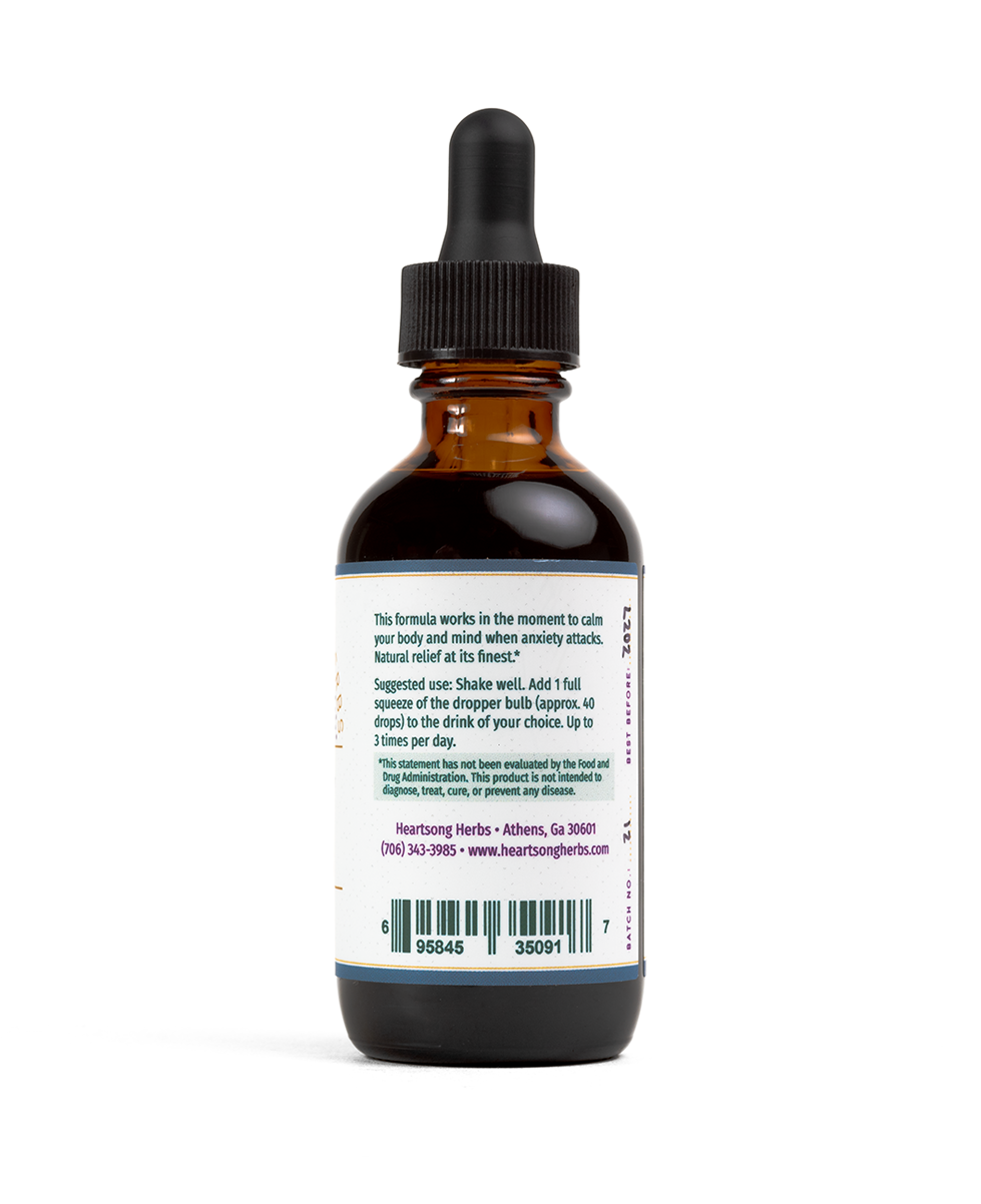Anxiety Away Tincture by Heartsong Herbs 2 fl oz