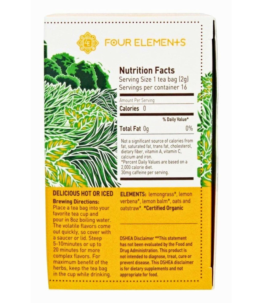 Triple Lemon Tea by Four Elements Herbals 16 Teabags