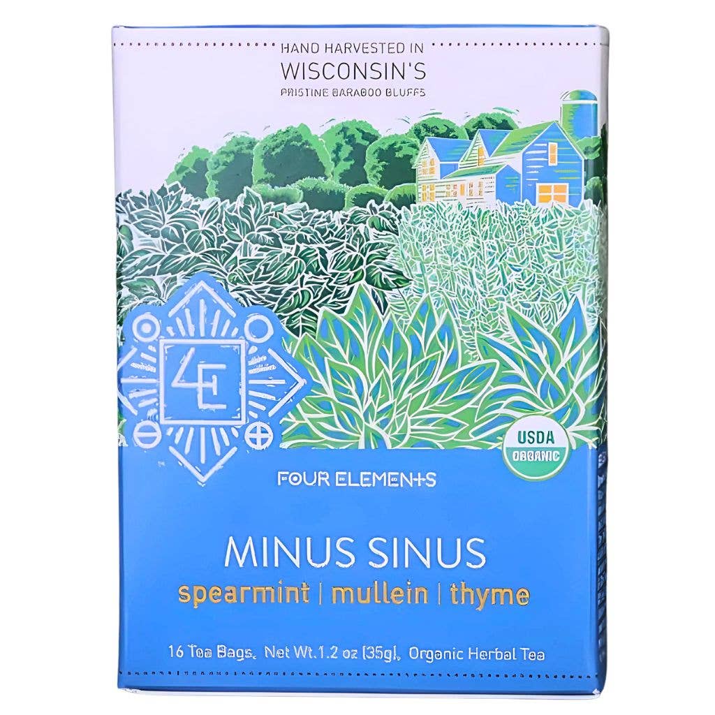 Minus Sinus Tea by Four Elements Herbals 16 Teabags