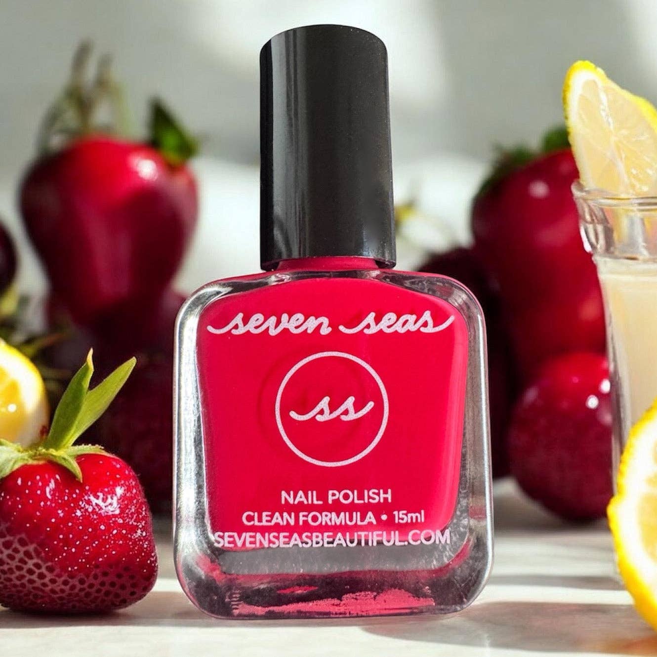 Non-Toxic Nail Polish (Fruit Punch) by Seven Seas