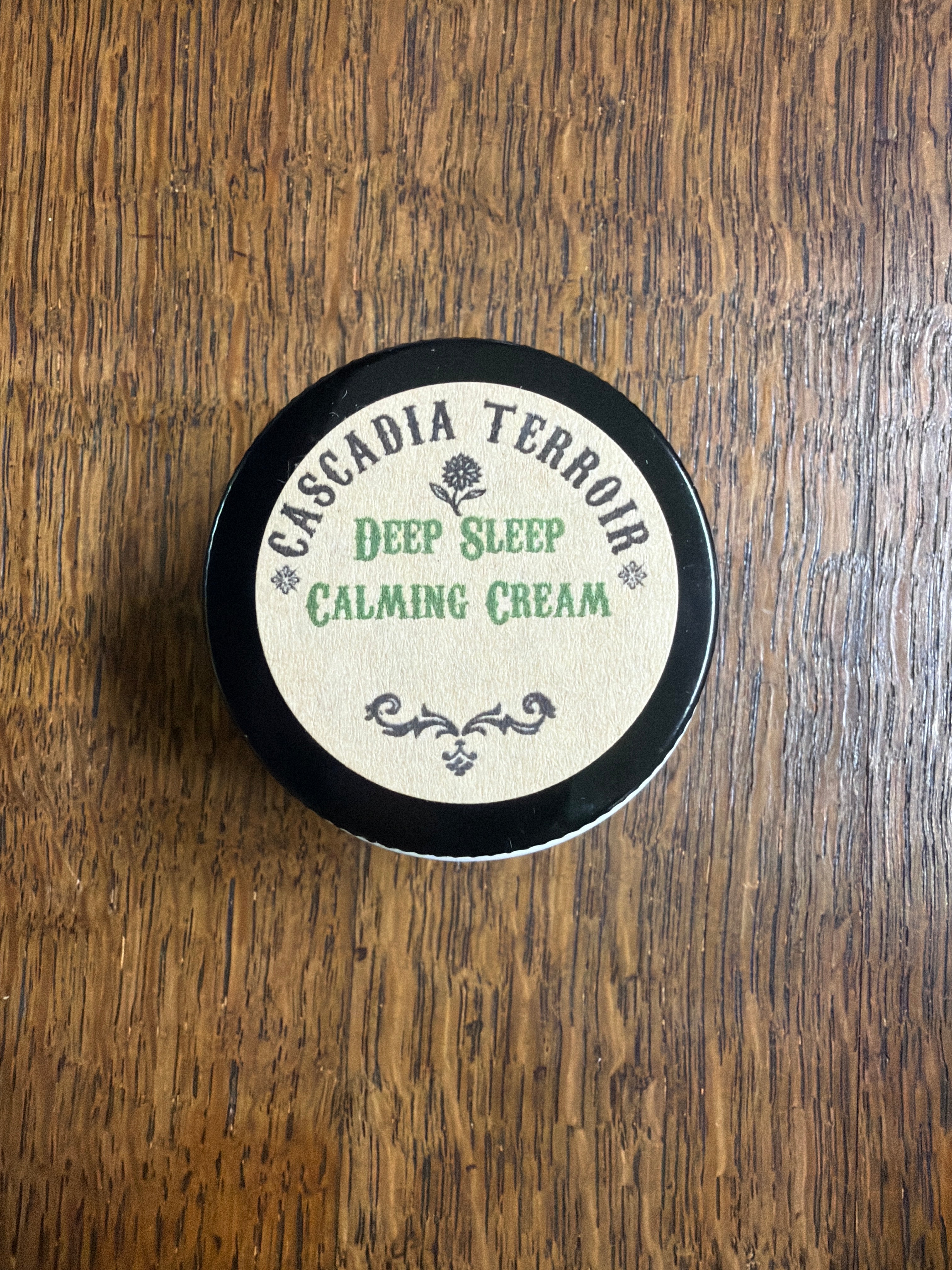 Deep Sleep Calming Cream by Cascadia Chickadee Apothecary 1 oz