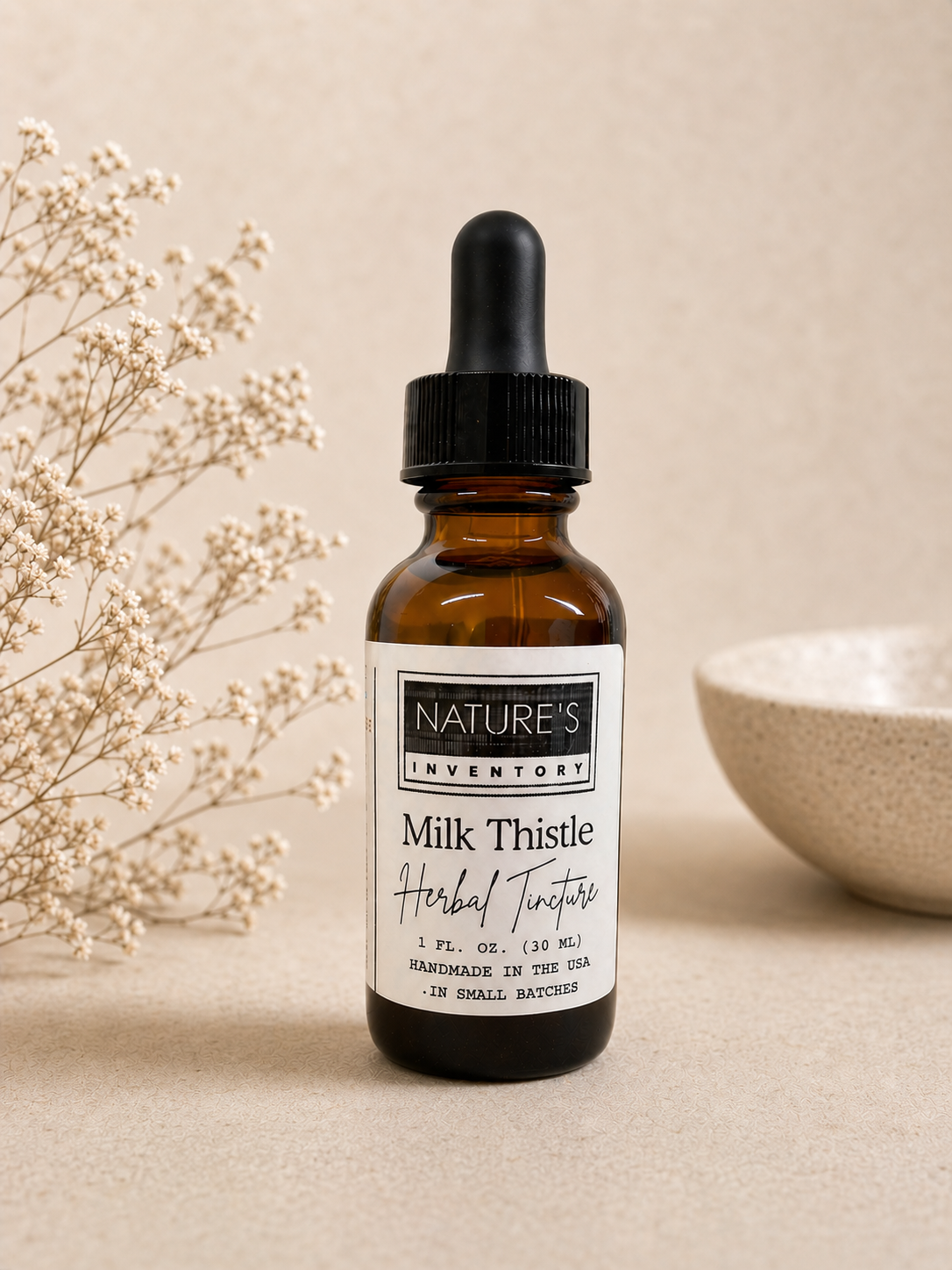 Organic Milk Thistle Tincture by Nature’s Inventory 1 fl oz