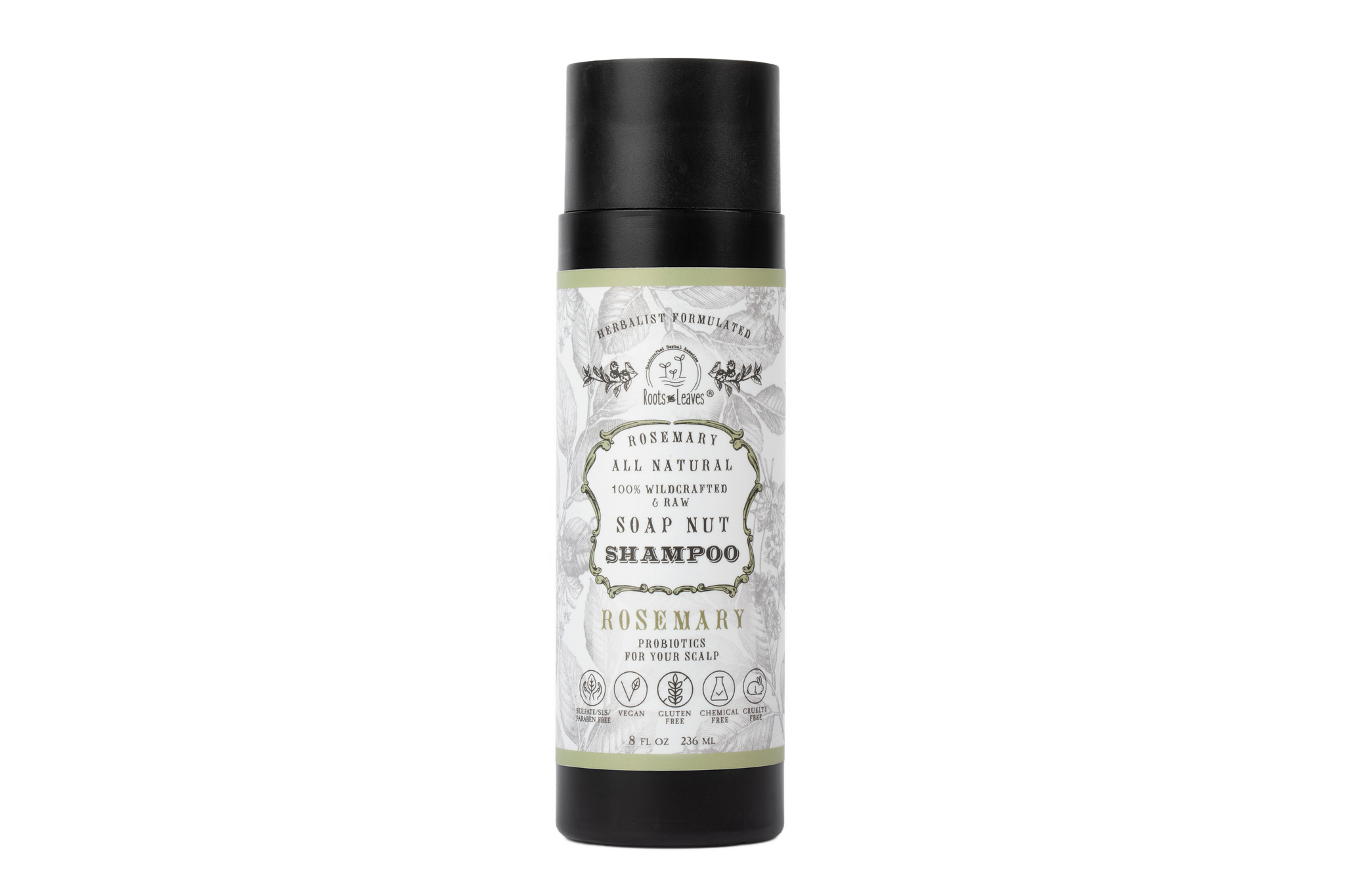 All Natural Soapnut Shampoo by Roots & Leaves 8 fl oz
