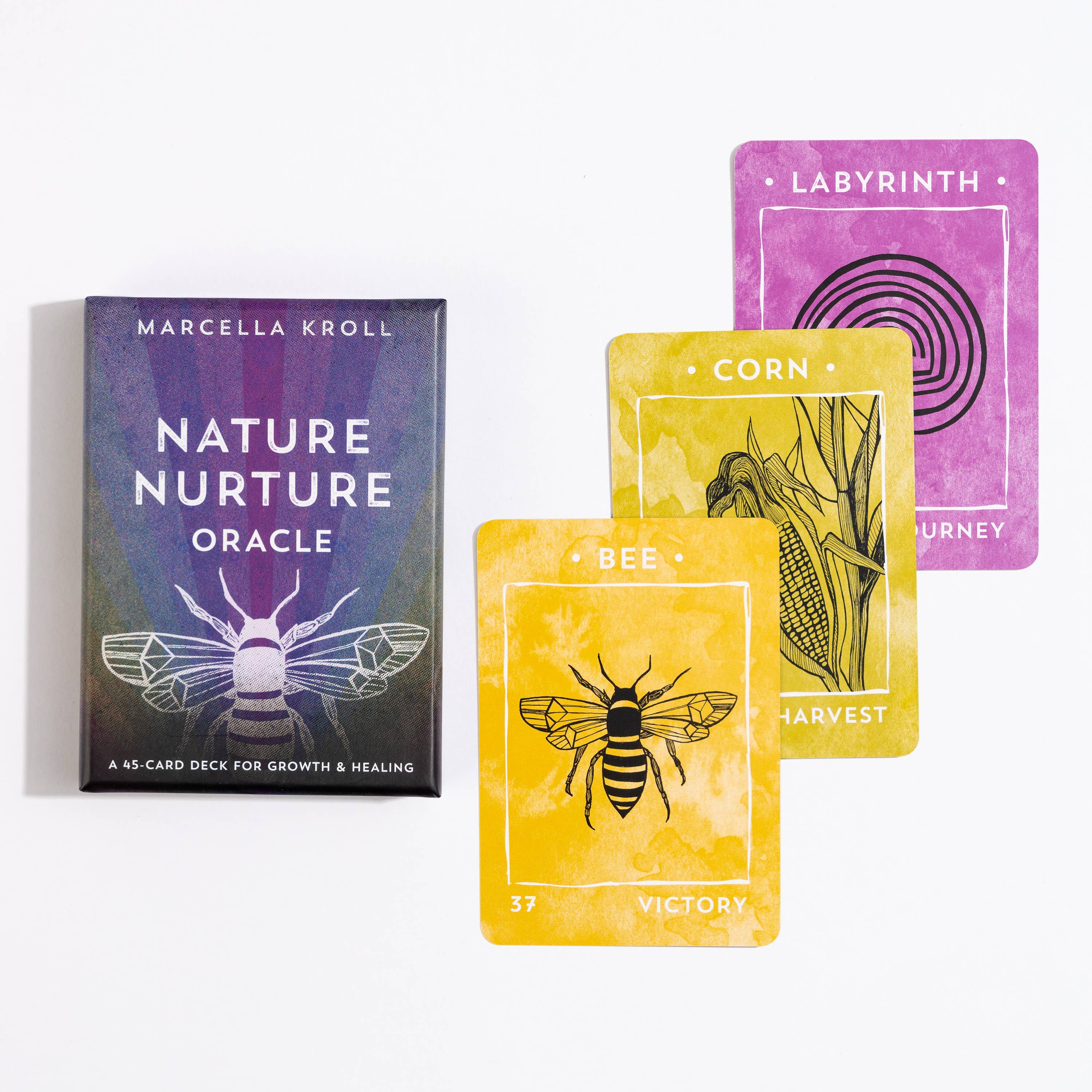 Nature Nurture Oracle: A 45-Card Deck for Growth & Healing by Marcella Kroll
