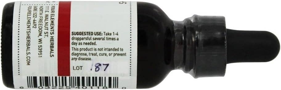 UT OK! Tincture Blend by Four Elements Organic Herbals 1 oz