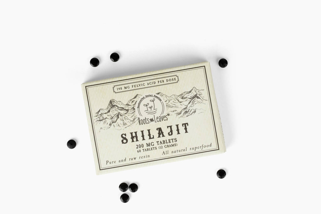 Pure Shilajit Tablets by Roots & Leaves 60ct
