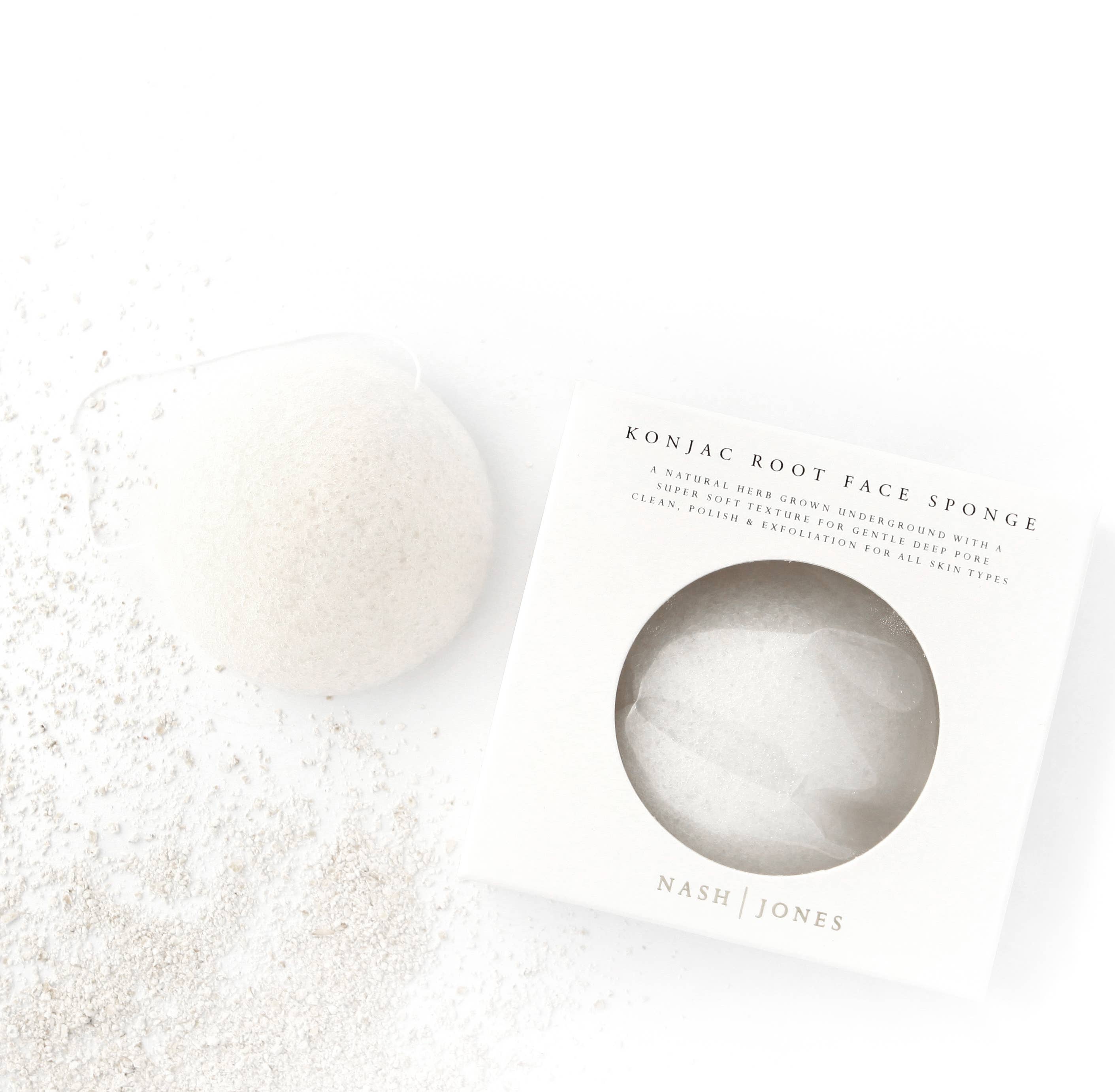 Konjac Exfoliation Sponges by Nash and Jones 1 ct