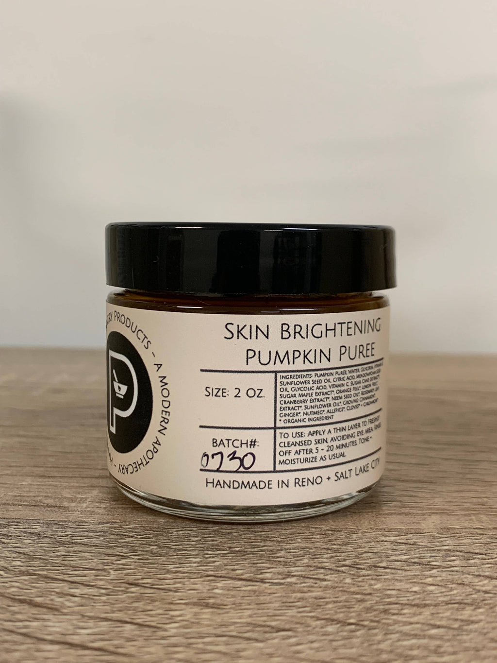Pumpkin + Glycolic Acid Skin Mask by Pantry Products 2oz
