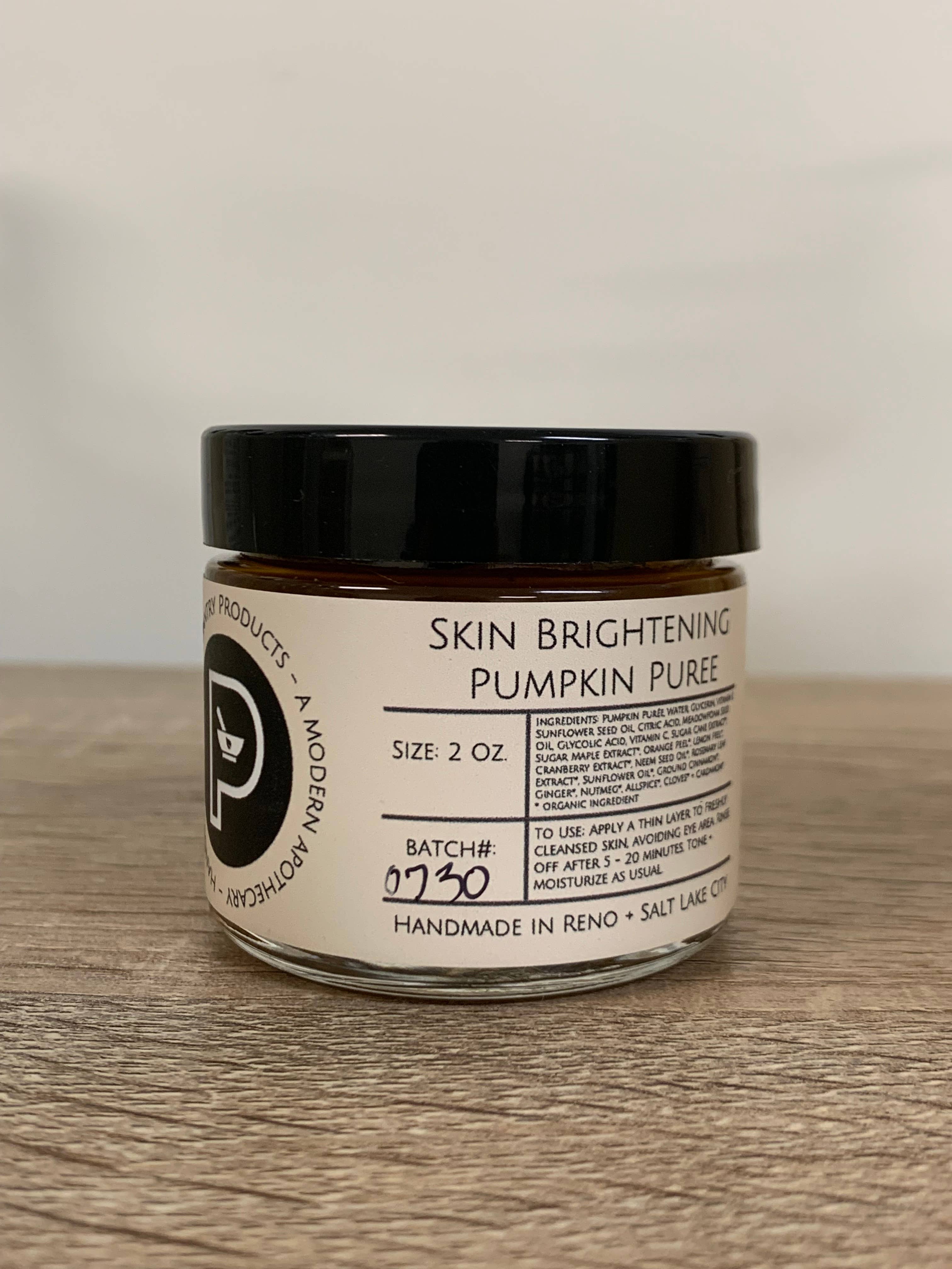 Pumpkin + Glycolic Acid Skin Mask by Pantry Products 2oz