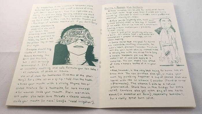 Herbal First Aid: Assembling a Natural First Aid Kit (Zine) by Raleigh Briggs