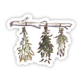 Hanging Herbs on Branch Sticker by Big Moods