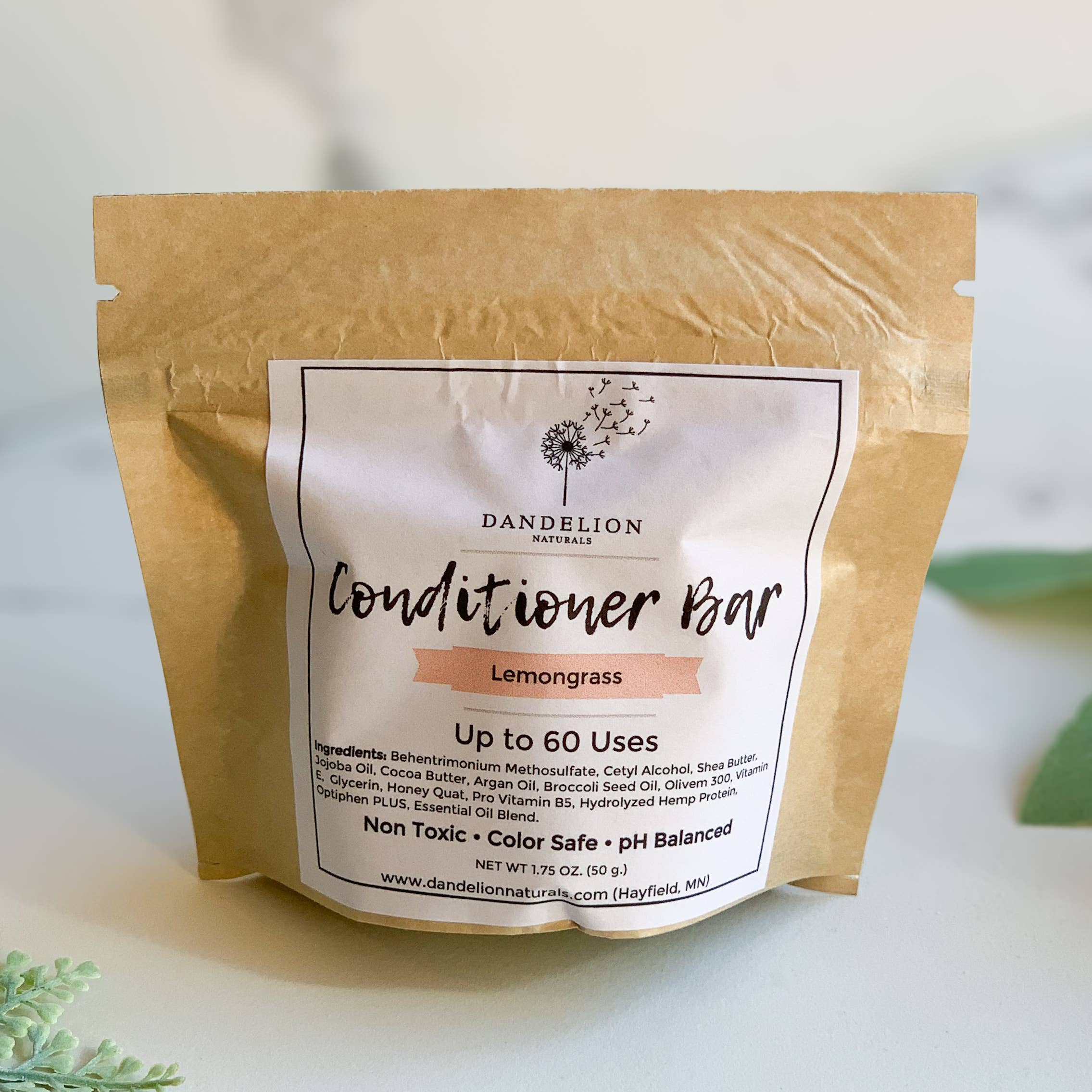 Conditioner Bar | Lemongrass  by Dandelion Naturals 1.75oz