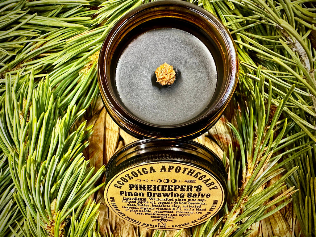 Pinekeeper's Pinon Drawing Salve By Ecozoica Apothecary 2oz