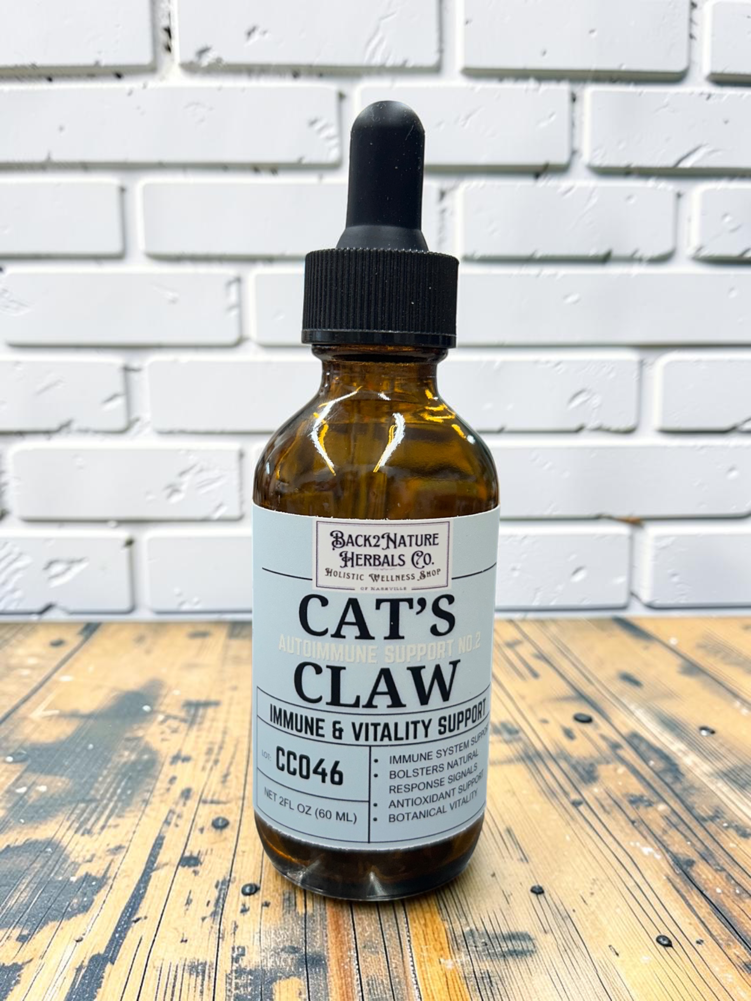 Organic Cat's Claw Tincture by Back2Nature Herbals 1 fl oz