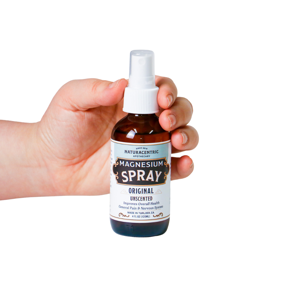 Magnesium Oil Spray Unscented by Naturacentric 4 fl oz
