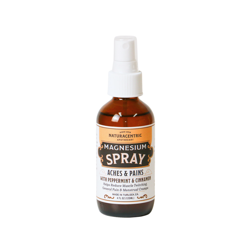 Magnesium Oil Spray-Aches & Pains by Naturacentric 4 fl oz