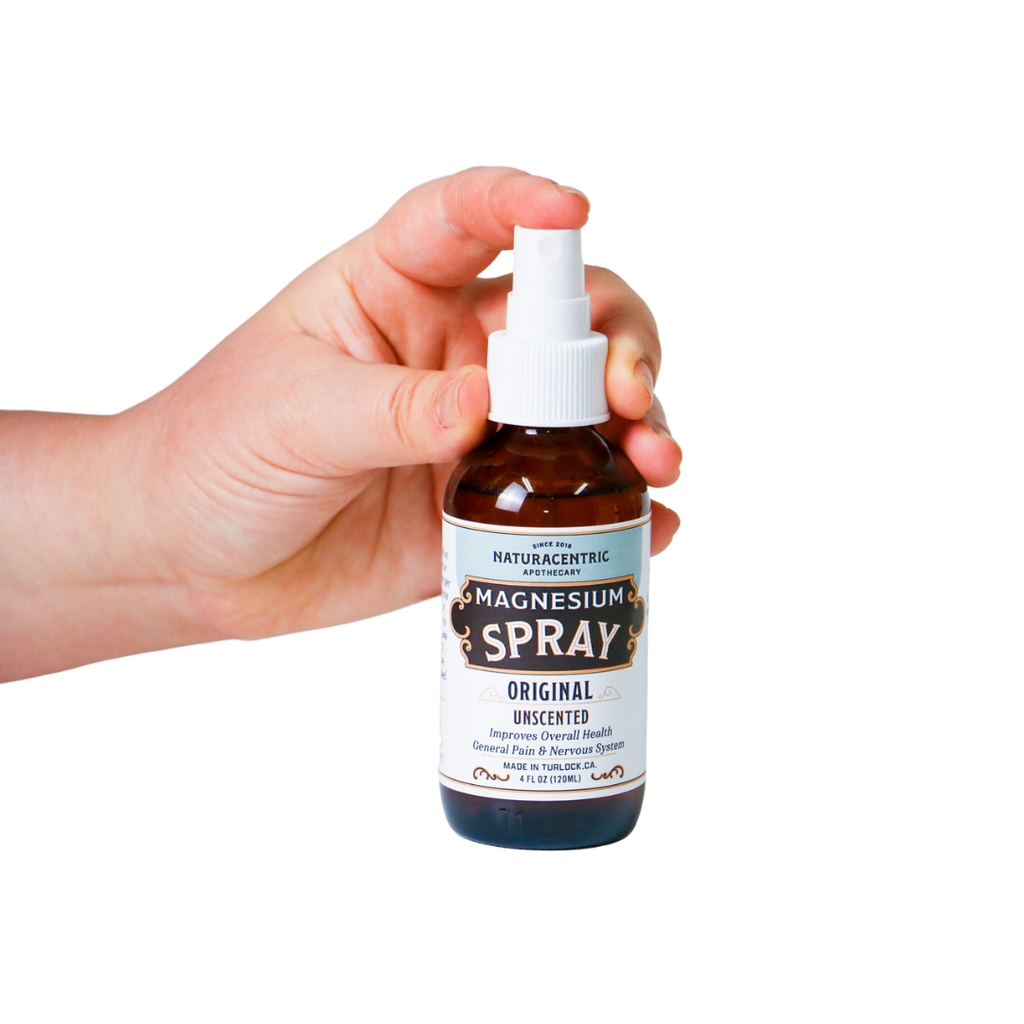 Magnesium Oil Spray Unscented by Naturacentric 4 fl oz