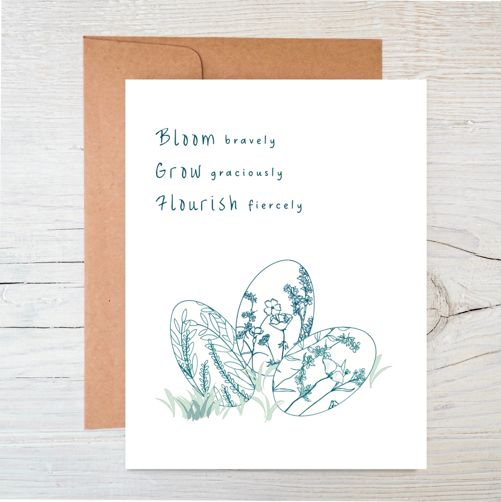 Plantable Encouragement Card by The Raven’s Edge Studio