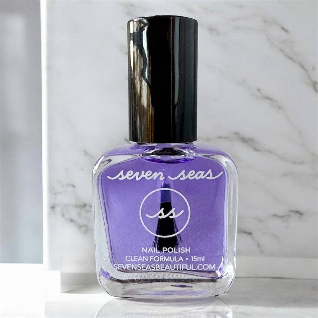 Non-Toxic Nail Polish (Lavender Treat + Heal) by Seven Seas
