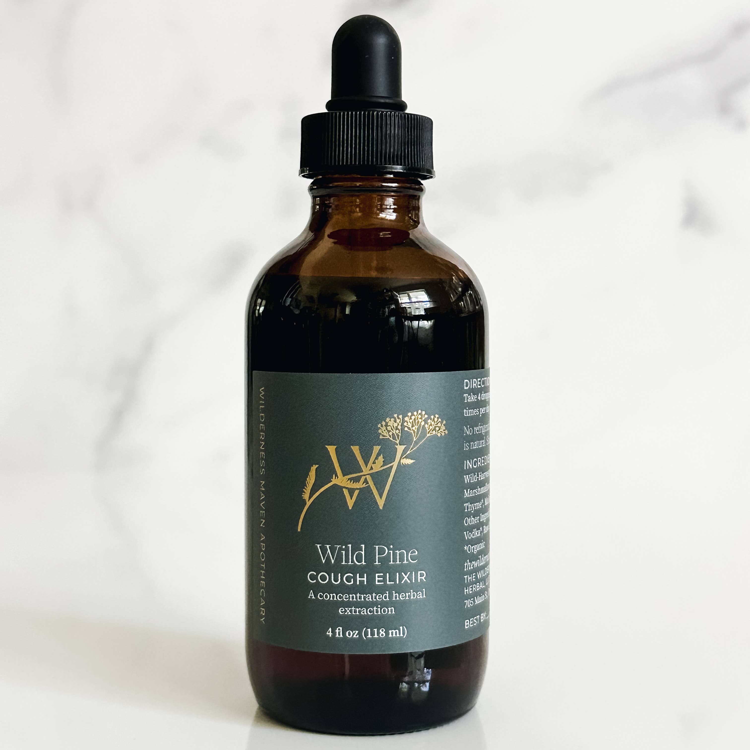 Wild Pine Cough Elixir by Wilderness Maven Apothecary 4 fl oz