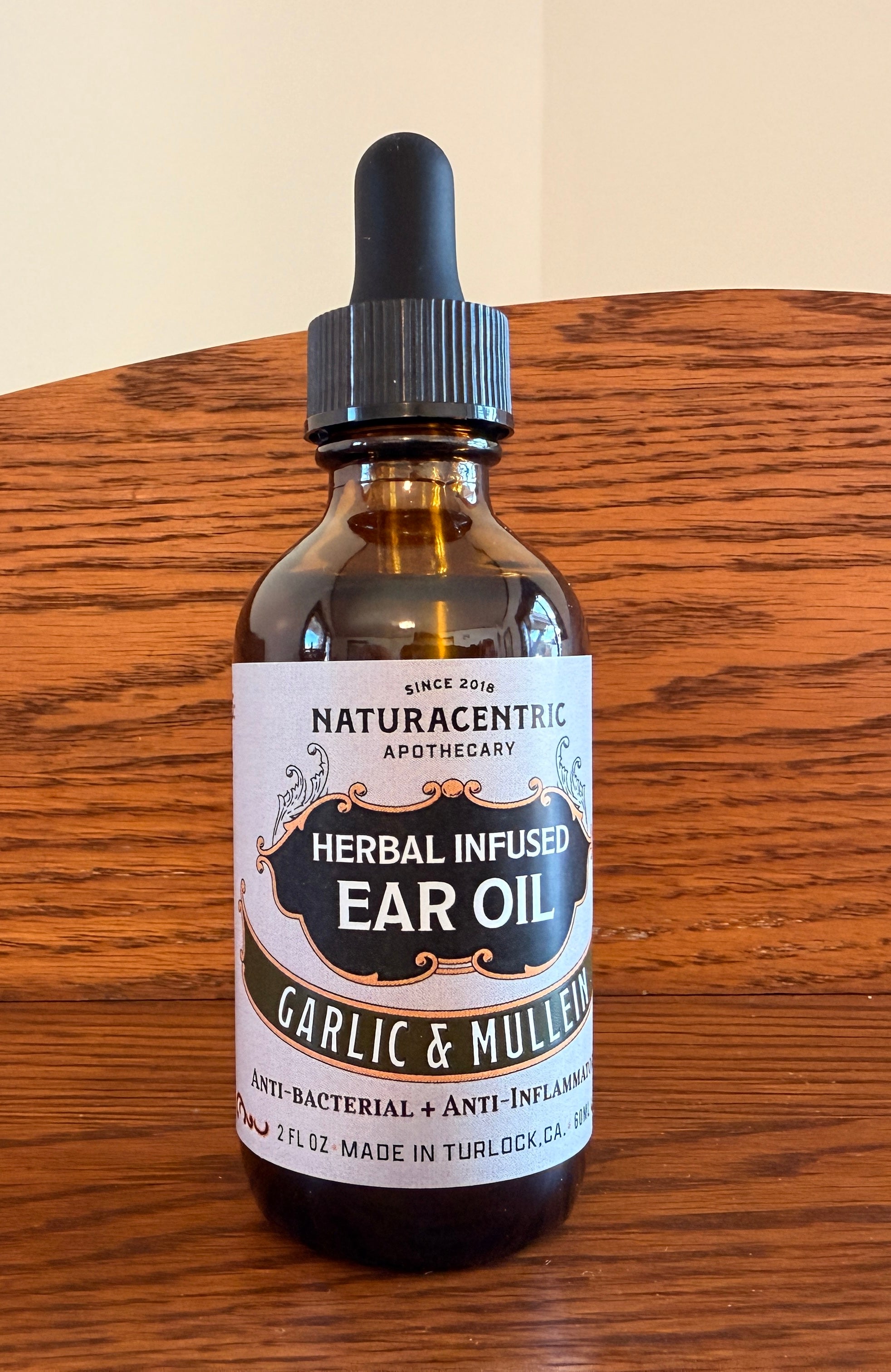 Garlic and Mullein Ear Oil by Naturacentric 2 fl oz
