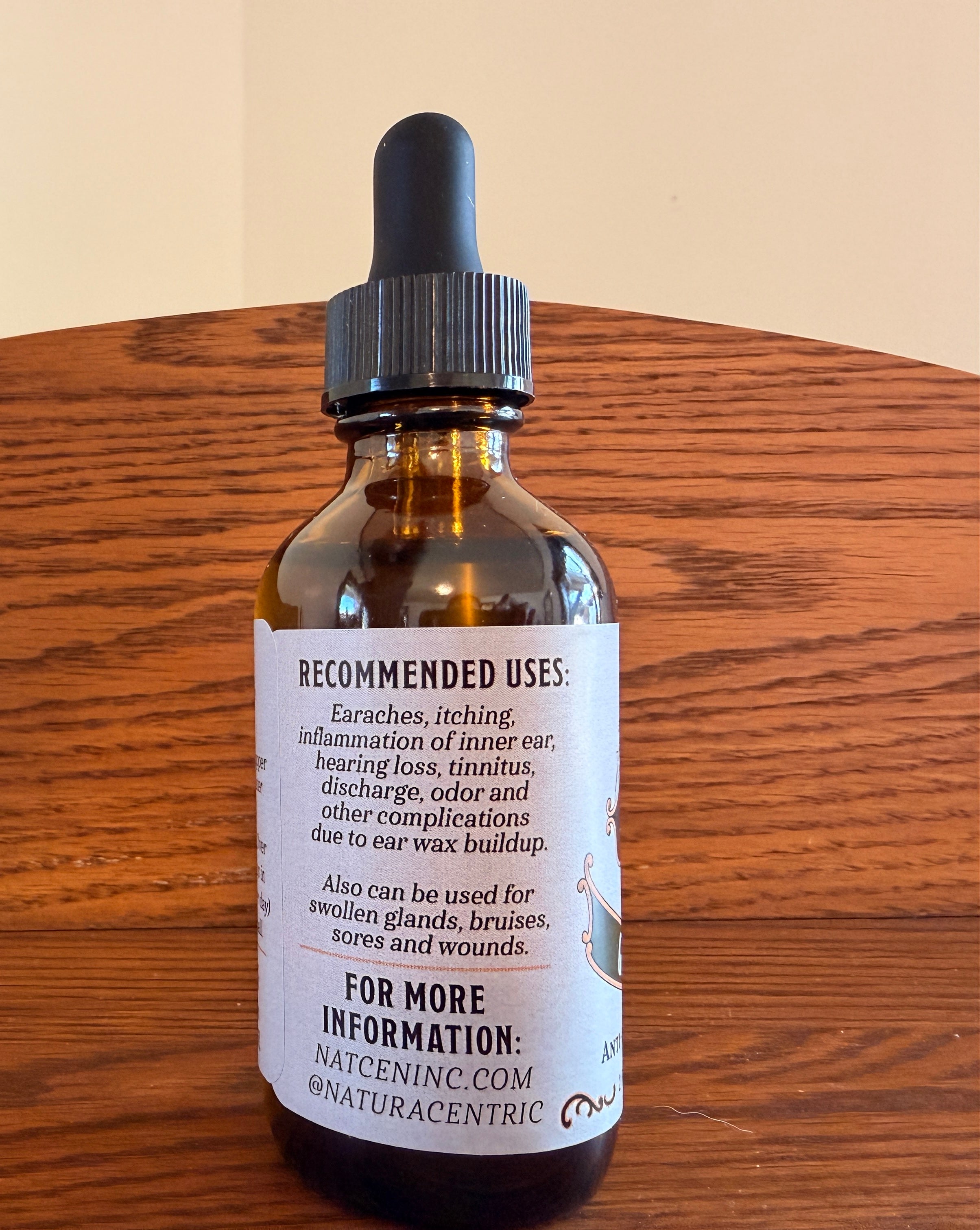Garlic and Mullein Ear Oil by Naturacentric 2 fl oz