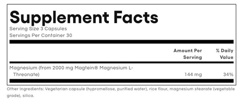 Magnesium L-Threonate by Natural Factors 90 capsules